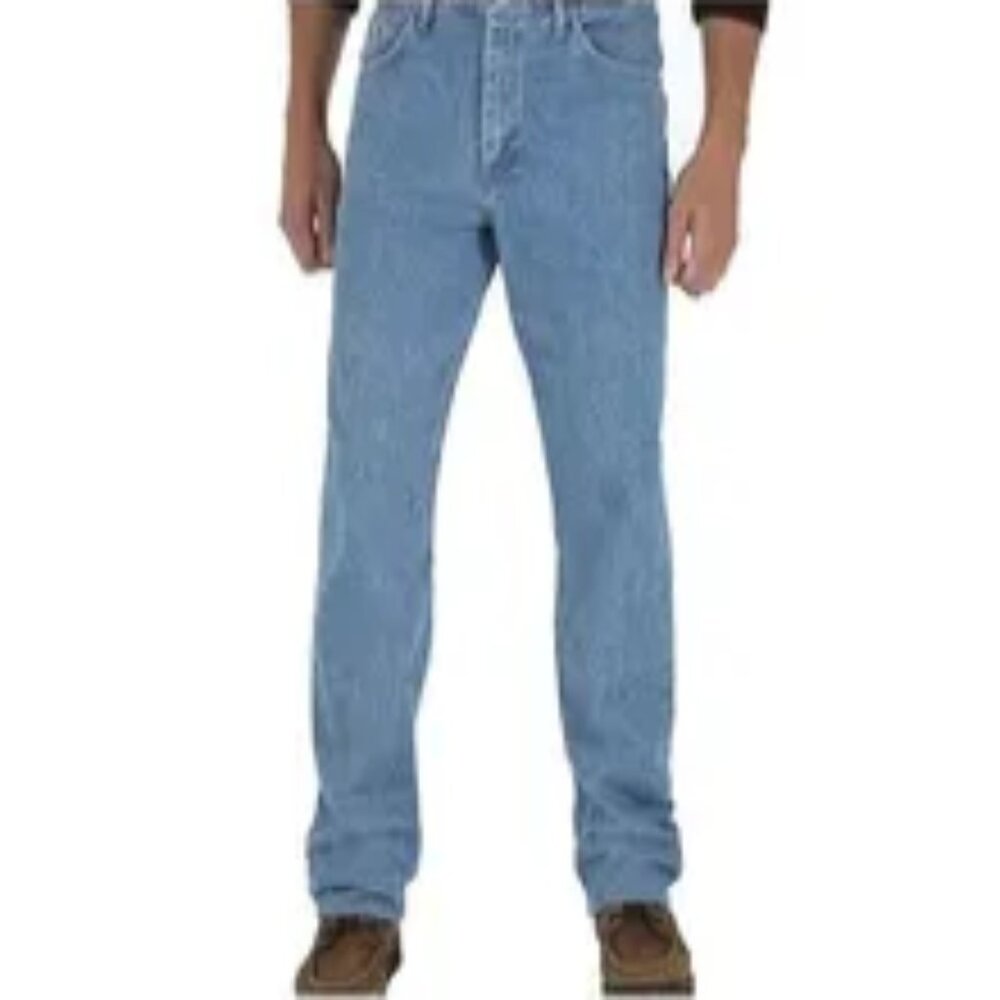 Mens Wrangler Blue Ridge Jeans 40x34 Relaxed Fit